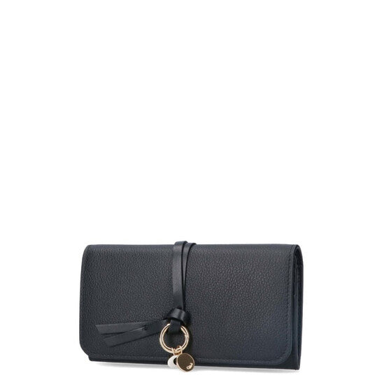 Leather Knot Continental Wallet