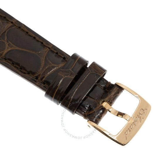 شوبارد، ساعة كلاسيكية أوتوماتيكية للسيدات بمينا بني من الألماس