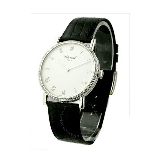 شوبارد، ساعة نسائية كلاسيكية بمينا وردية من الماس