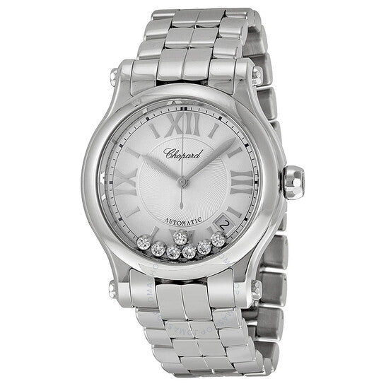 Chopard, Happy Sport Automatic Silver Dial Ladies Watch