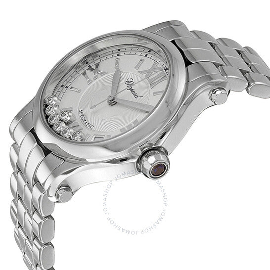 Chopard, Happy Sport Automatic Silver Dial Ladies Watch