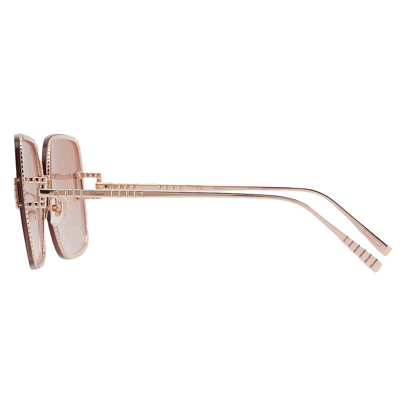 Pink Gradient Square Ladies Sunglasses