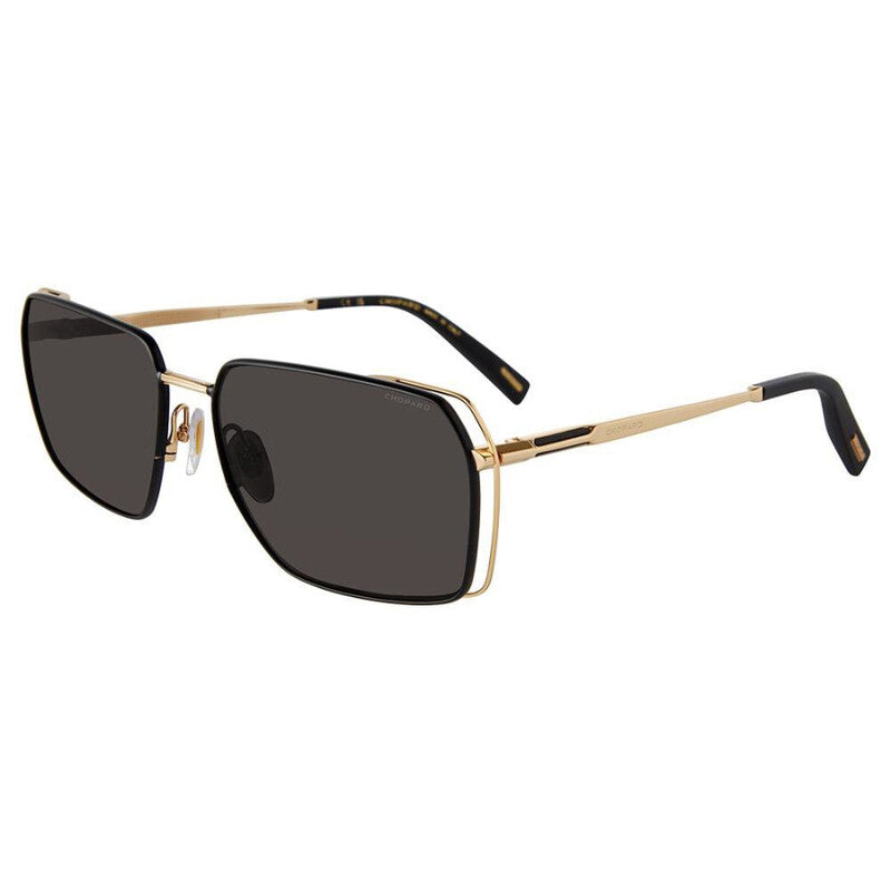 Polarized Grey Rectangular Men's Sunglasses SCHG90 302P 60