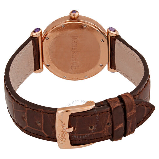 شوبارد، ساعة نسائية كوارتز بمينا بني