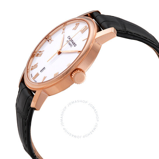 Chopard, Classic Automatic 18kt Rose Gold White Dial Men's Watch