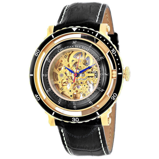 Christian Van Sant, Dome Automatic Gold Dial Men's Watch