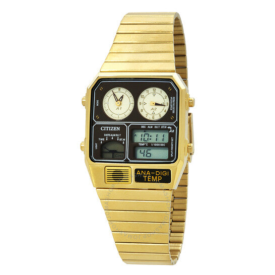 Citizen, Alarm Chronograph Quartz Analog-Digital Brown Dial Men's Watch