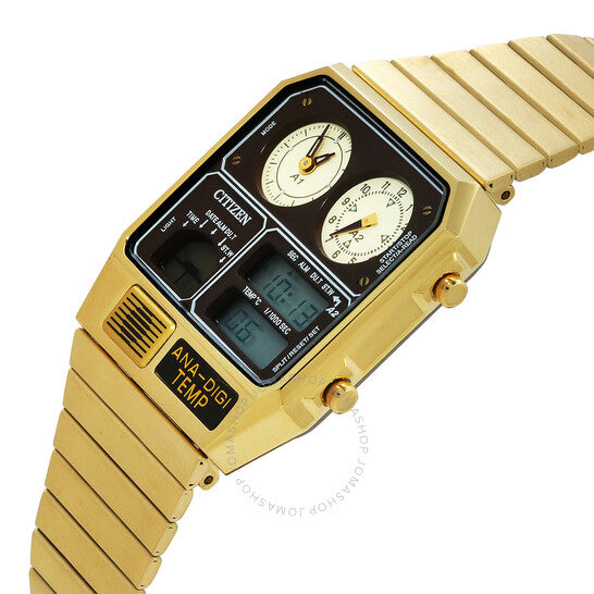 Citizen, Alarm Chronograph Quartz Analog-Digital Brown Dial Men's Watch