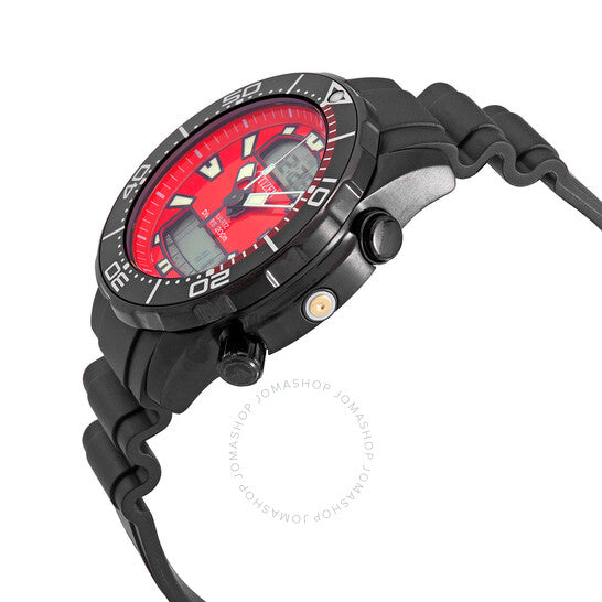 Citizen, Alarm Chronograph Quartz Analog-Digital Red Dial Men's Watch