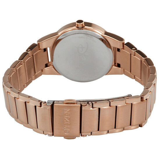 Citizen, Disney Mickey Mouse Diamond Black Dial Ladies Watch