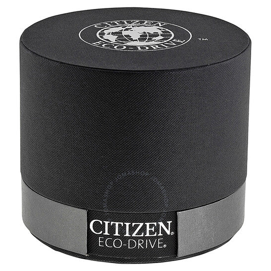 Citizen, Eco Drive Black Dial Stainless Steel Men's Watch