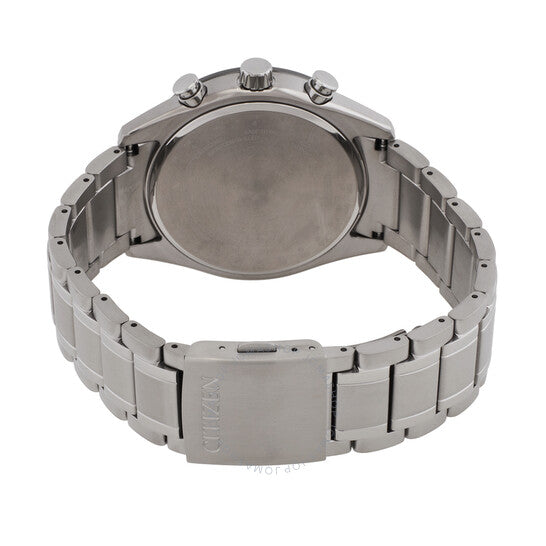 ساعة سيتيزن إيكو درايف مون فيز للرجال بمينا أسود