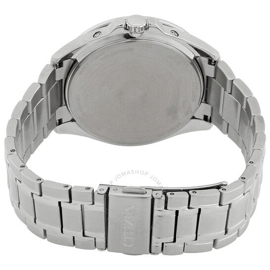 ساعة سيتيزن إيكو درايف للرجال بقرص أسود وتحكم لاسلكي