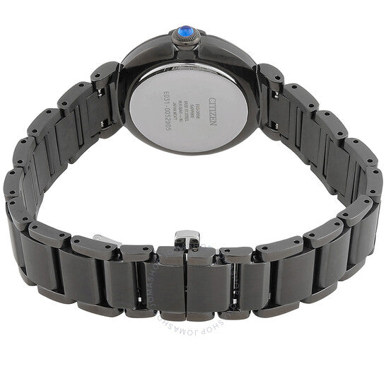 ساعة سيتيزن إل إيكو درايف للسيدات بمينا أسود