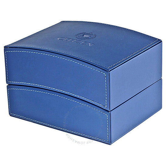 ساعة سيتيزن إيكو درايف للرجال بتقويم دائم ومينا رمادي