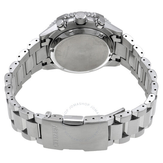 ساعة سيتيزن بروماستر نافيهوك كرونوغراف للرجال بمينا فضية