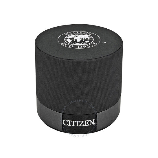 Citizen, Proximity Eco-Drive Black Dial Black Leather Men's Watch