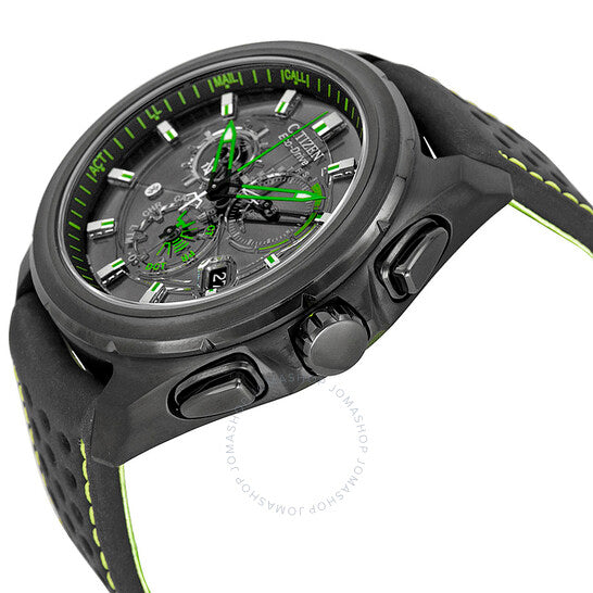 Citizen, Proximity Eco Drive Black Dial Leather Men's Watch