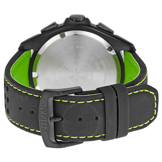 Citizen, Proximity Eco Drive Black Dial Leather Men's Watch