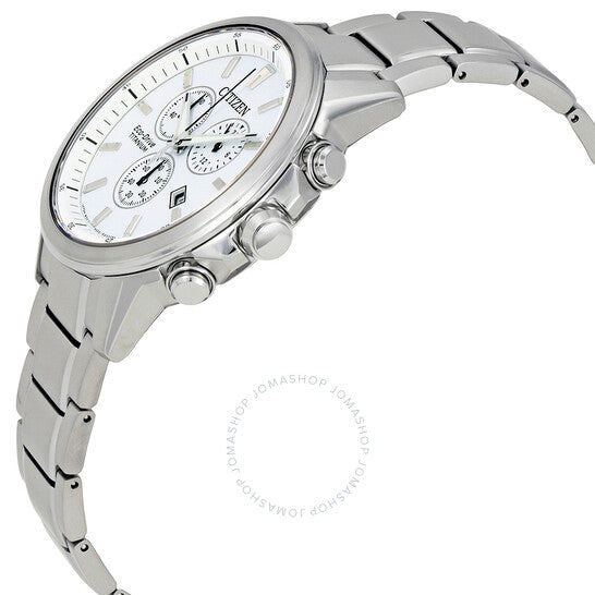 Citizen, TI + IP Chronograph Silver Dial Men's Watch