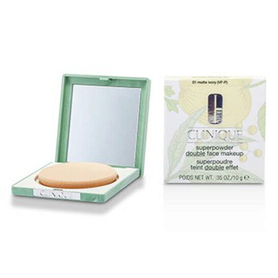 Clinique, Super Powder Double Face Makeup 01 Matte Ivory .35 oz