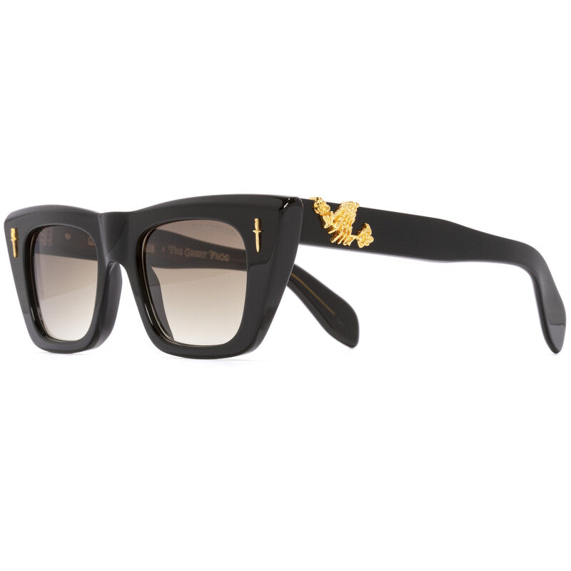 Brown Gradient Square Men's Sunglasses