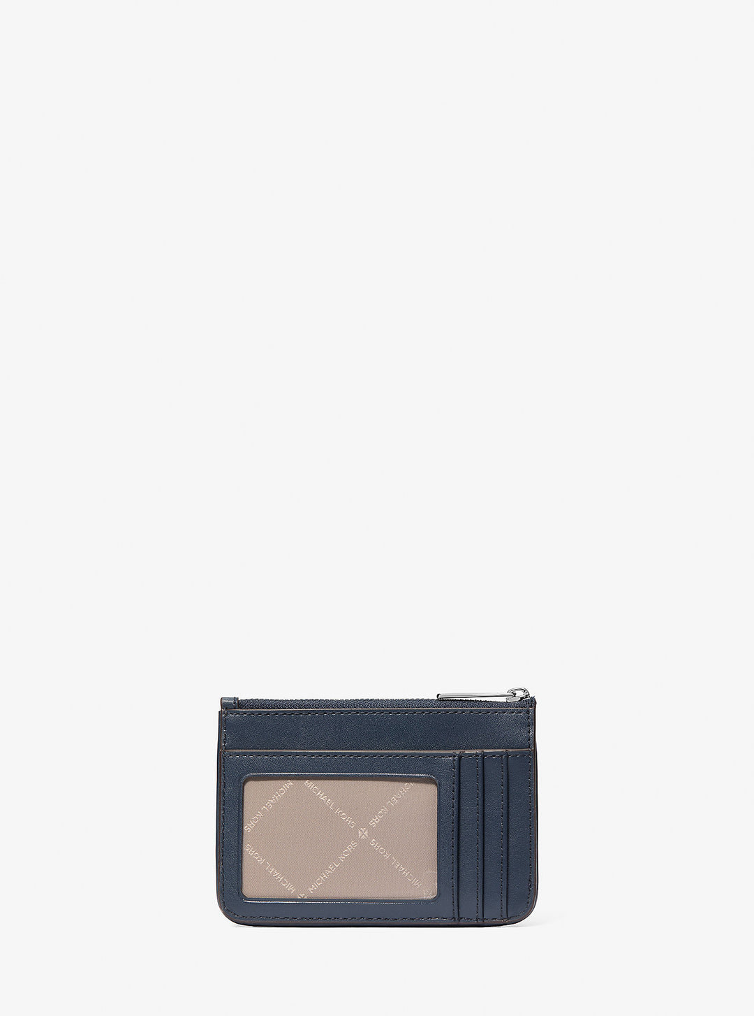 jet set travel small matelassé denim coin pouch