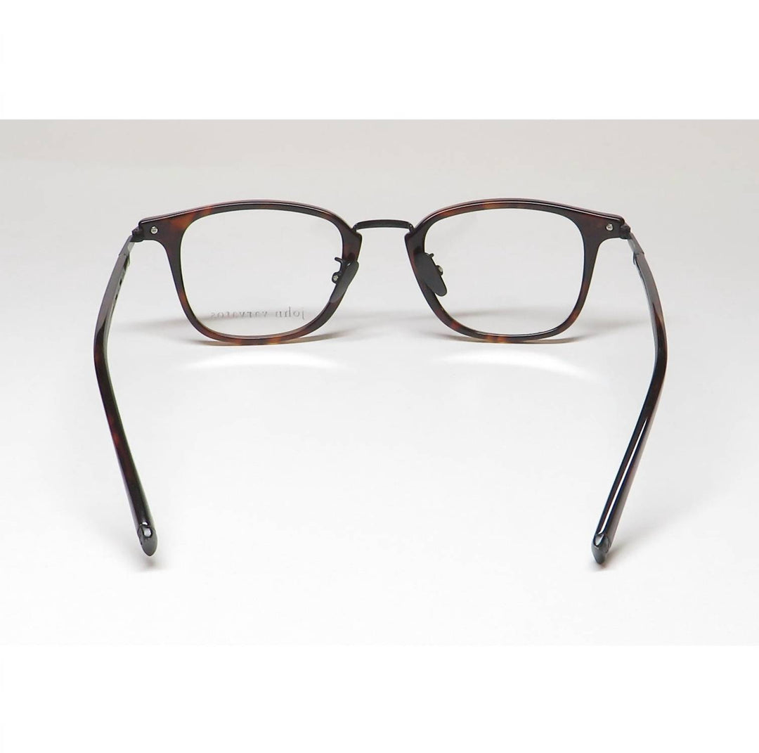 men's v405 square eyeglasses in brown