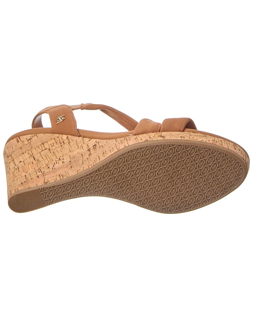 kamies leather wedge sandal