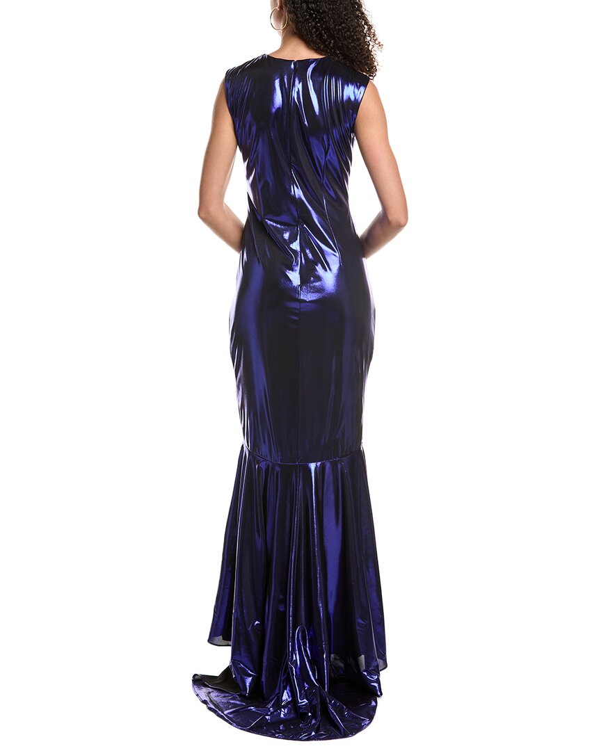 one-shoulder gown