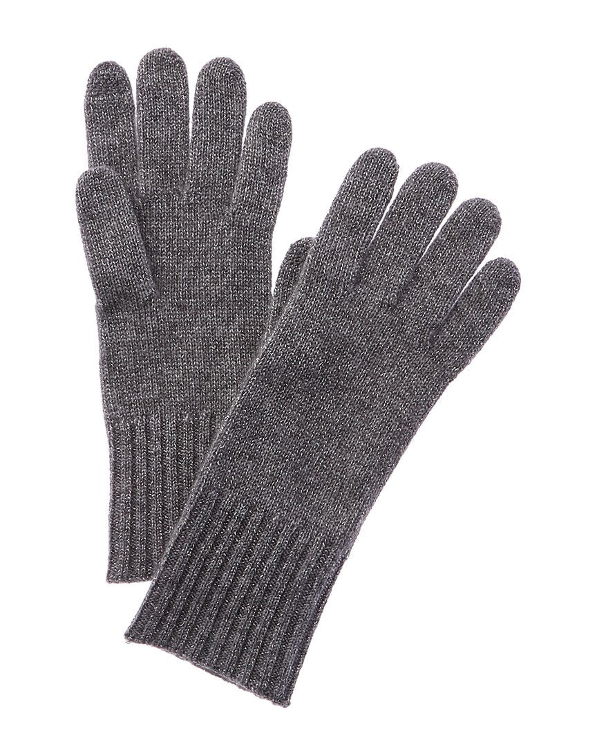 lurex cashmere gloves