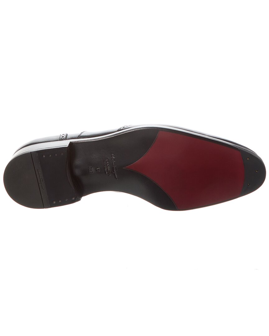 ferragamo leather dress shoe