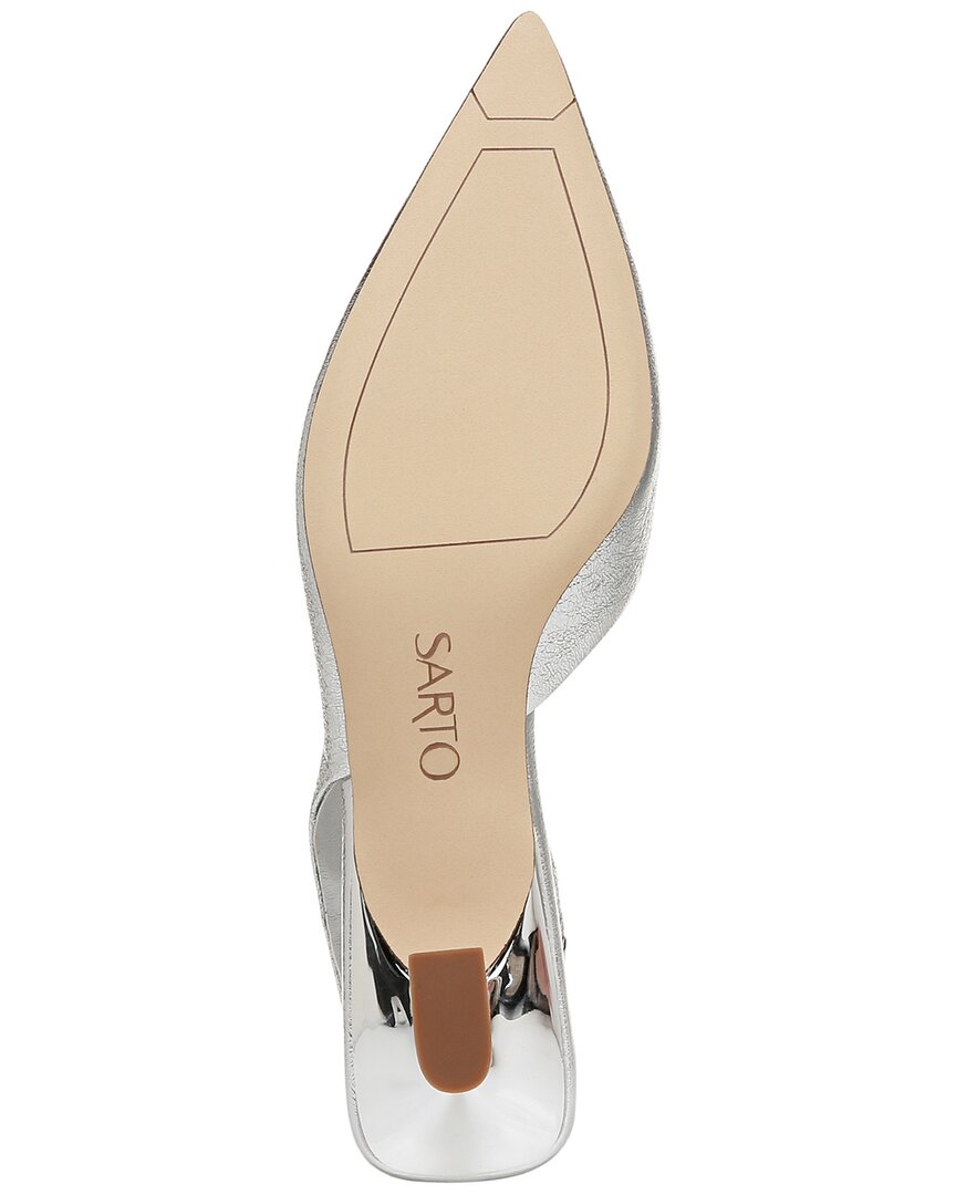 a-devin leather slingback
