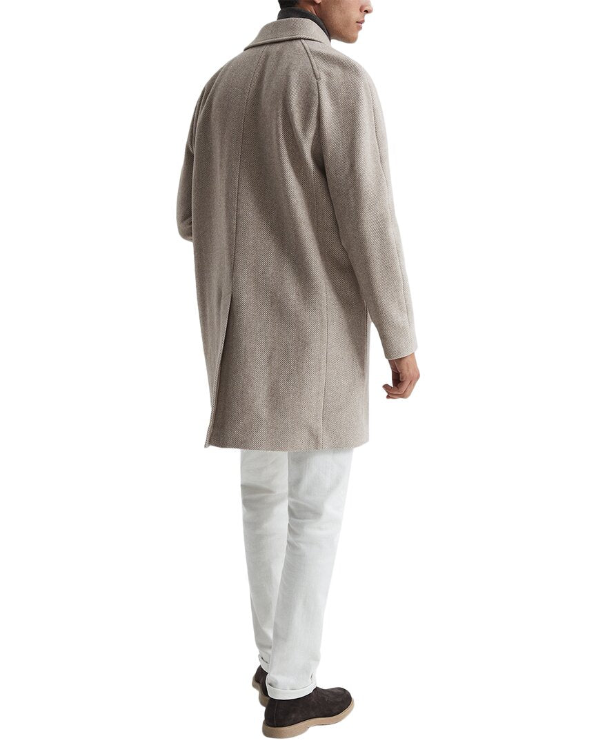 root wool-blend overcoat
