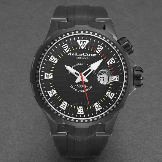 Delacour, Promess Automatic Black Dial Men's Watch