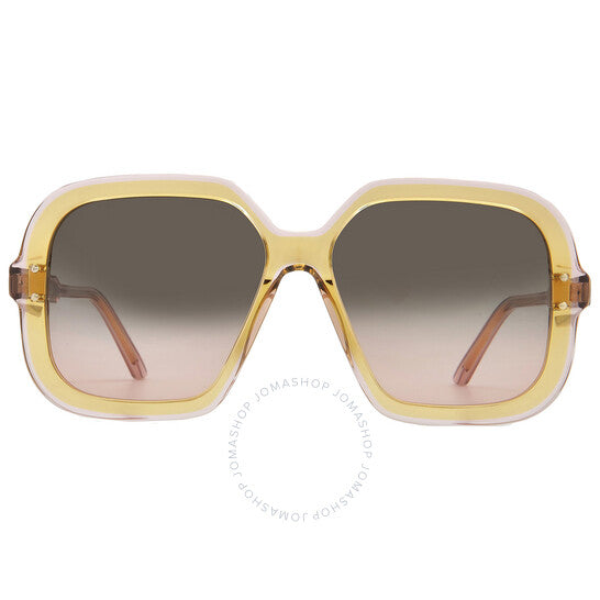 Dior, DIORHIGHLIGHT S1I Green Gradient Square Ladies Sunglasses