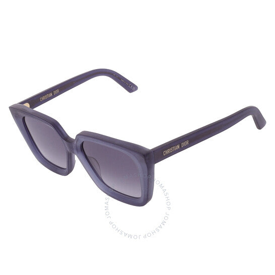 Dior, DIORMIDNIGHT S1I Blue Gradient Square Ladies Sunglasses