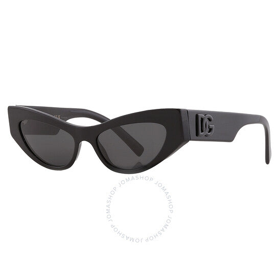 Dolce & Gabbana, Dark Grey Cat Eye Ladies Sunglasses