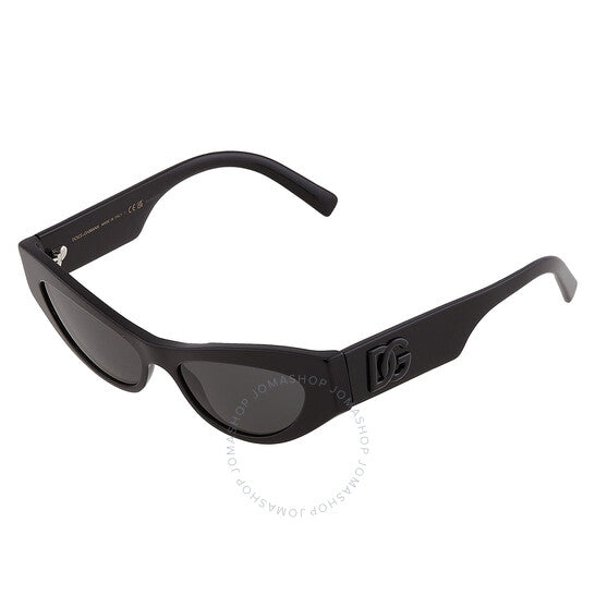 Dolce & Gabbana, Dark Grey Cat Eye Ladies Sunglasses