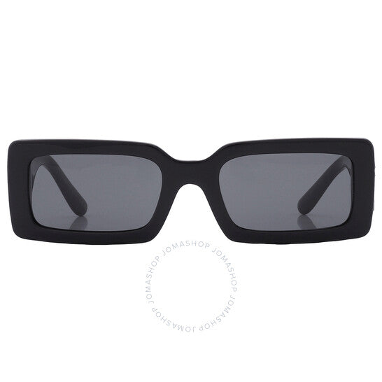 Dolce & Gabbana, Dark Grey Rectangular Ladies Sunglasses