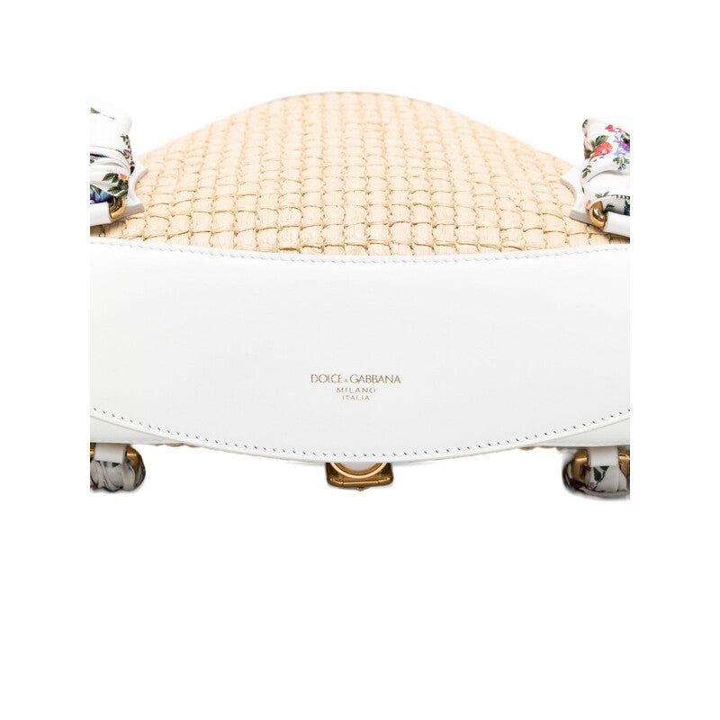 Capri Straw Backet Bag