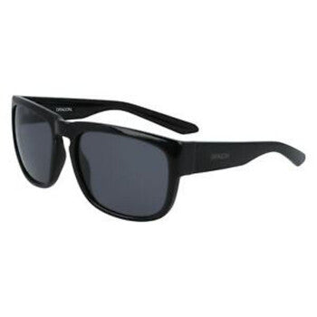 Men's Black Square Sunglasses