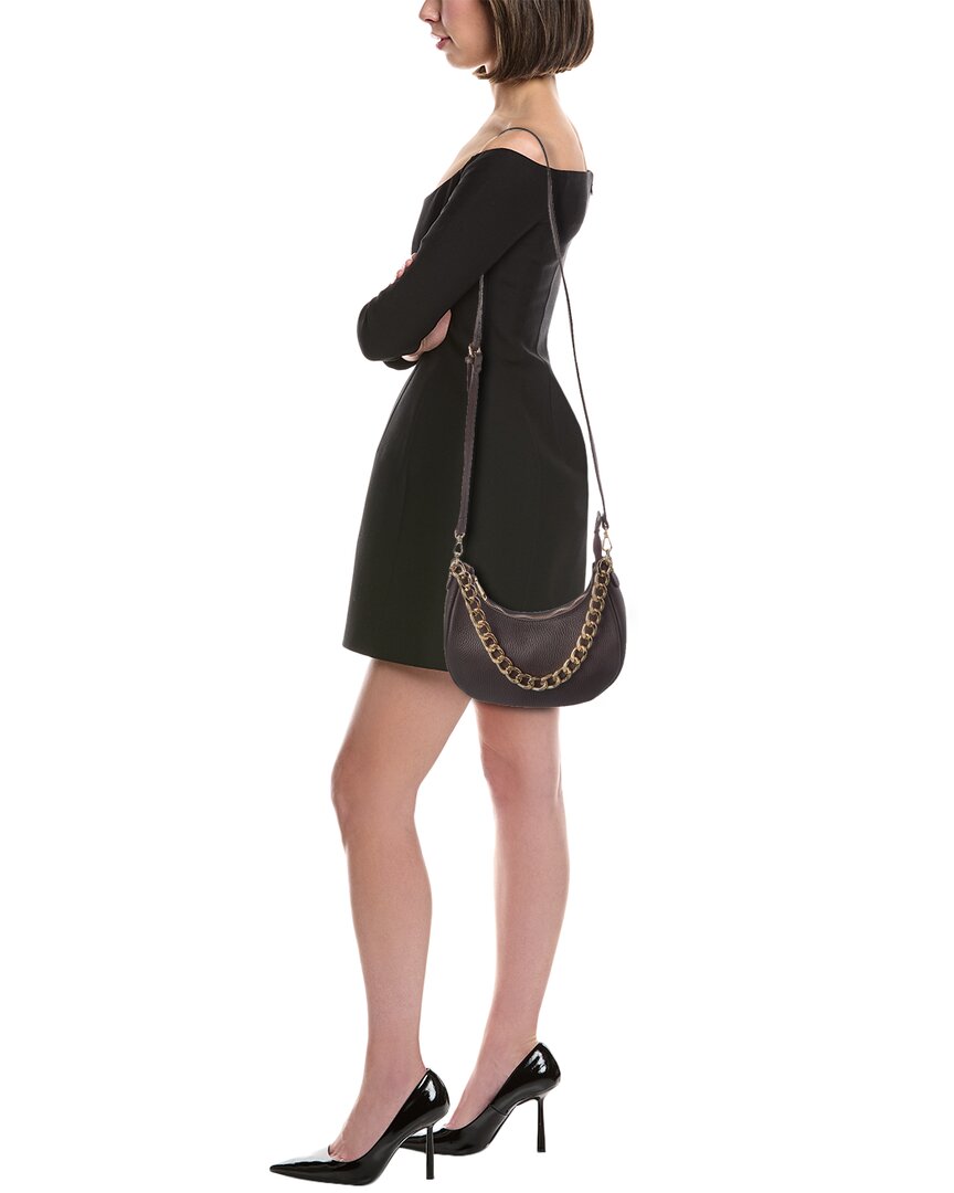 rosalie chain strap leather shoulder bag