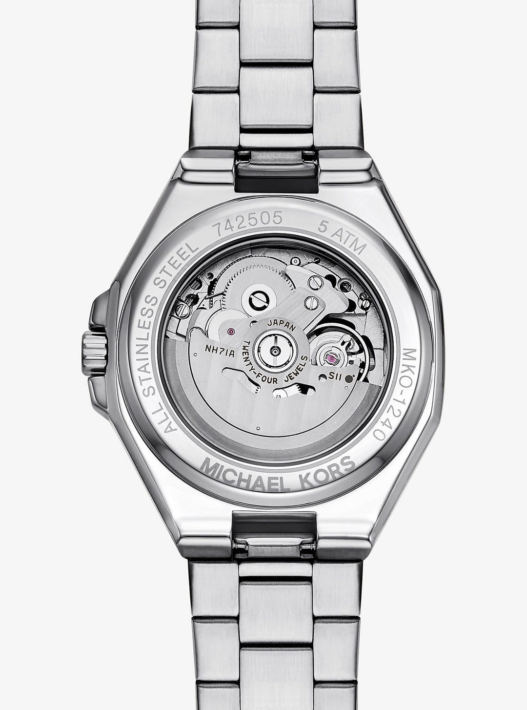 oversized callum pavé silver-tone watch