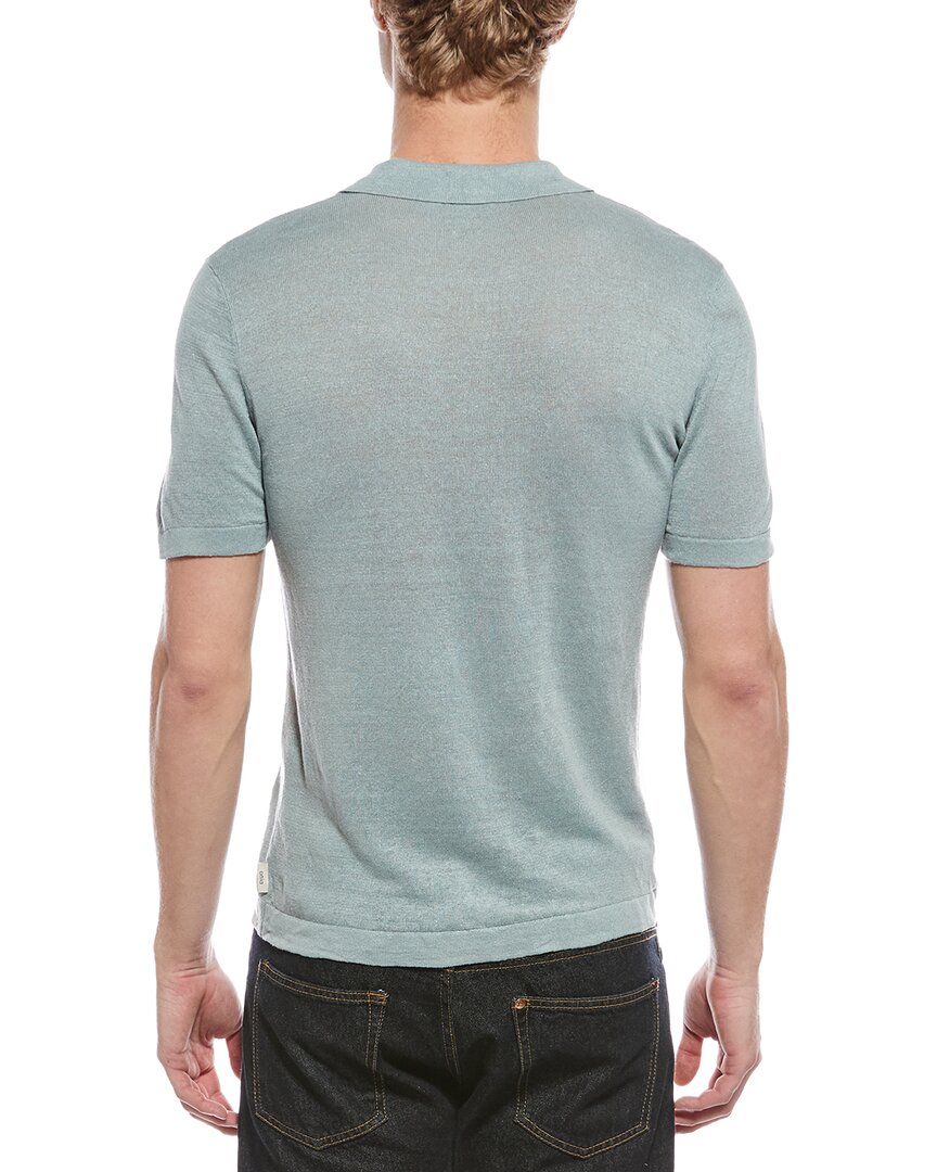 linen polo sweater