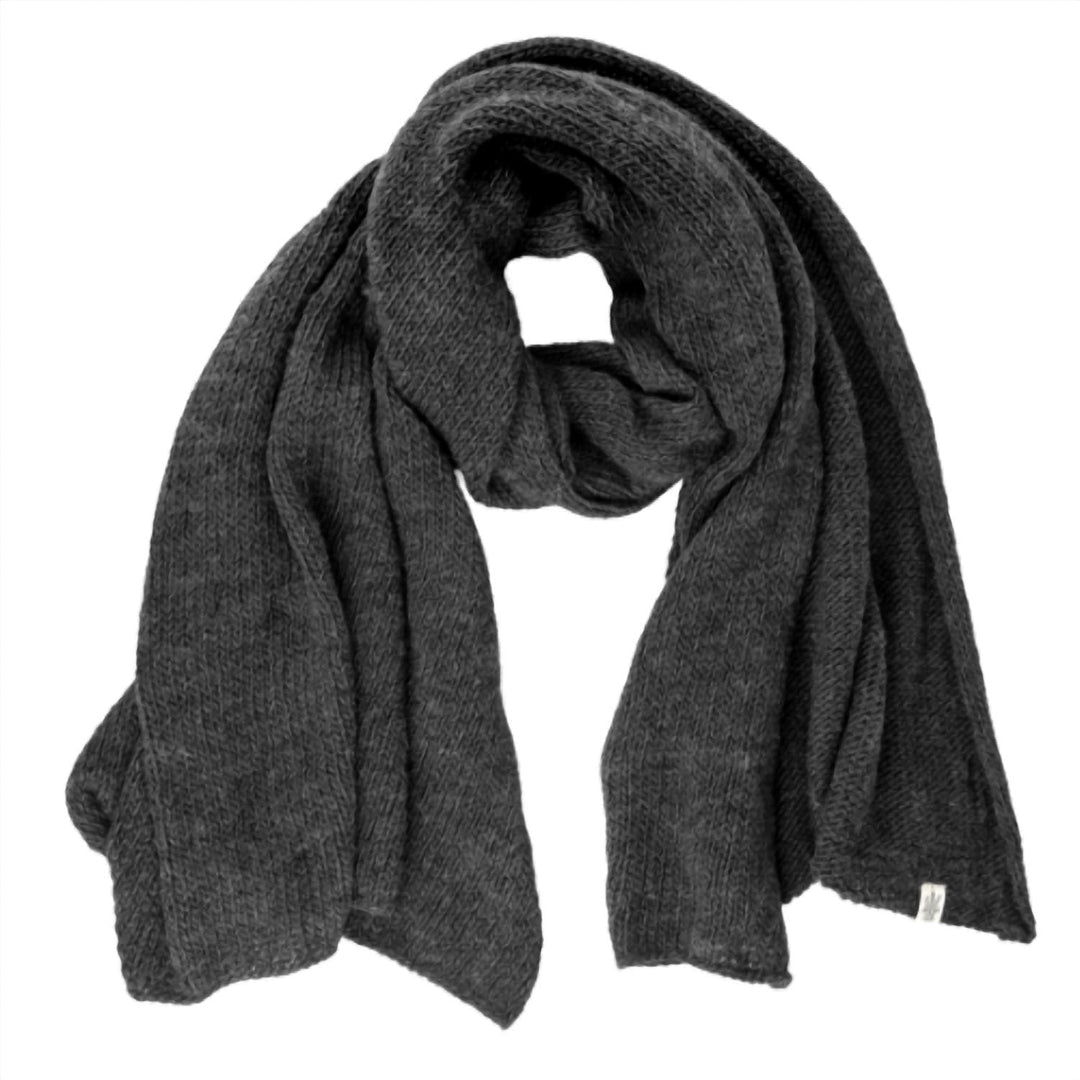air wrap scarf in charcoal