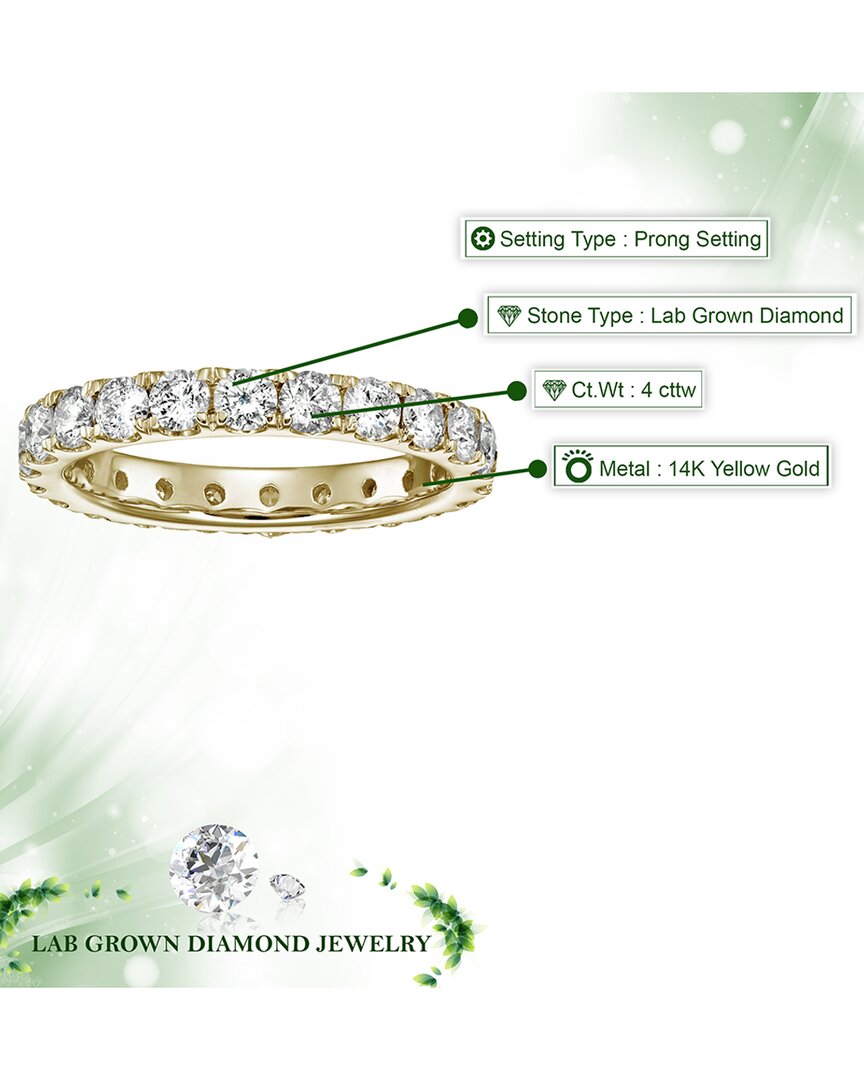 amairah 14k 4.00 ct. tw. lab-grown diamond ring