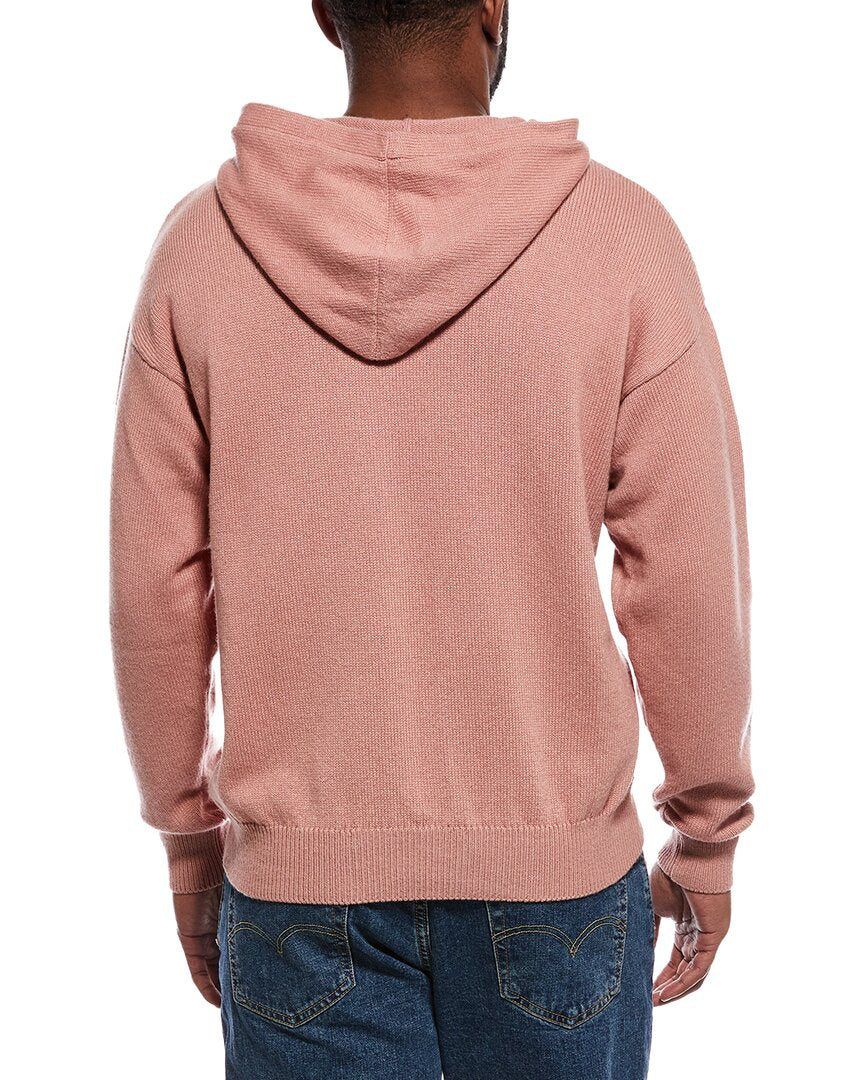 wool & cashmere-blend hooded sweatshirt