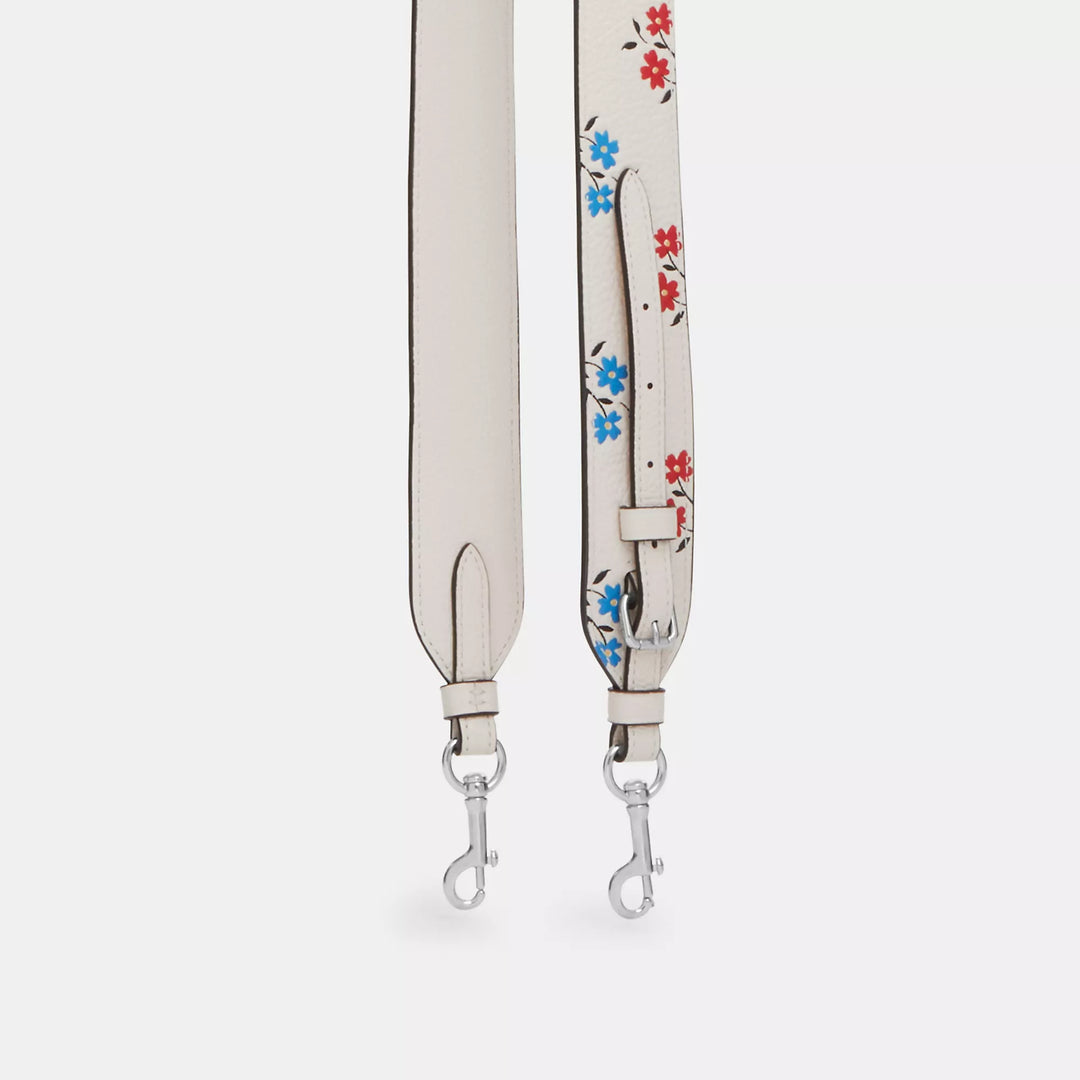 strap with floral print