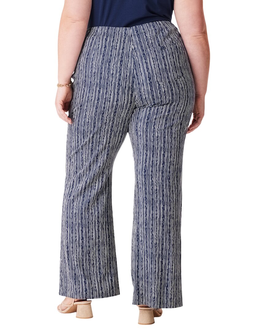 plus spring rain wide leg pant